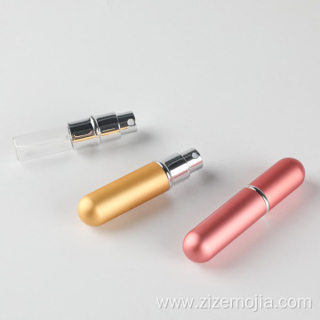 Aluminum cover 10ml glass perfume spray bottle